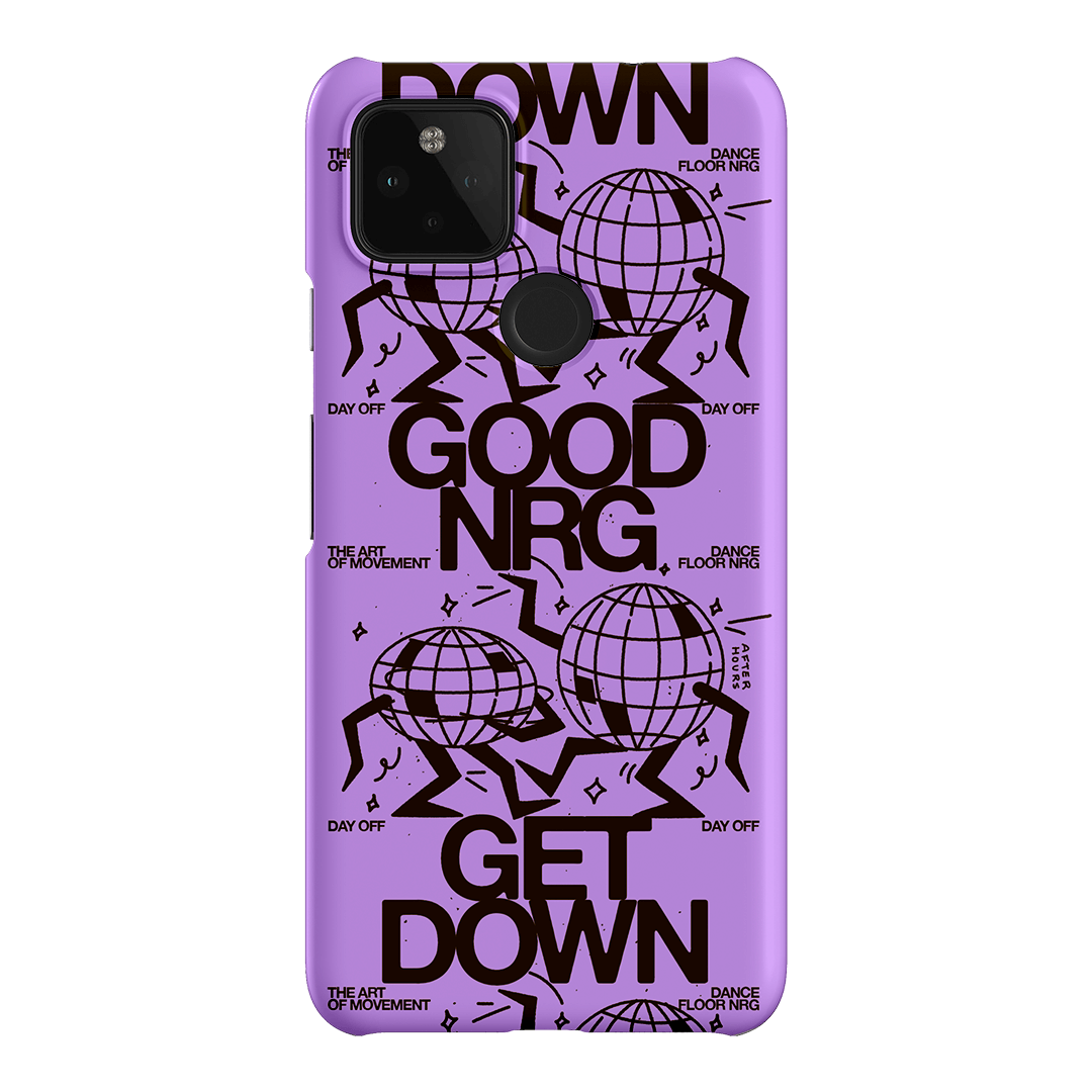Good Energy in Purple Printed Phone Cases Google Pixel 4A 5G / Snap by After Hours - The Dairy