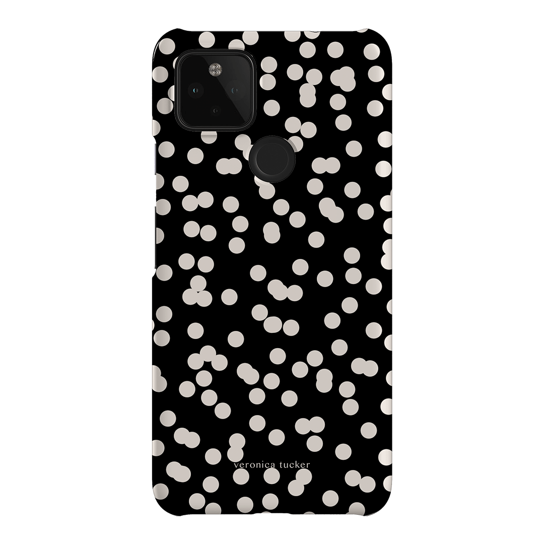 Mini Confetti Noir Printed Phone Cases Google Pixel 4A 5G / Snap by Veronica Tucker - The Dairy