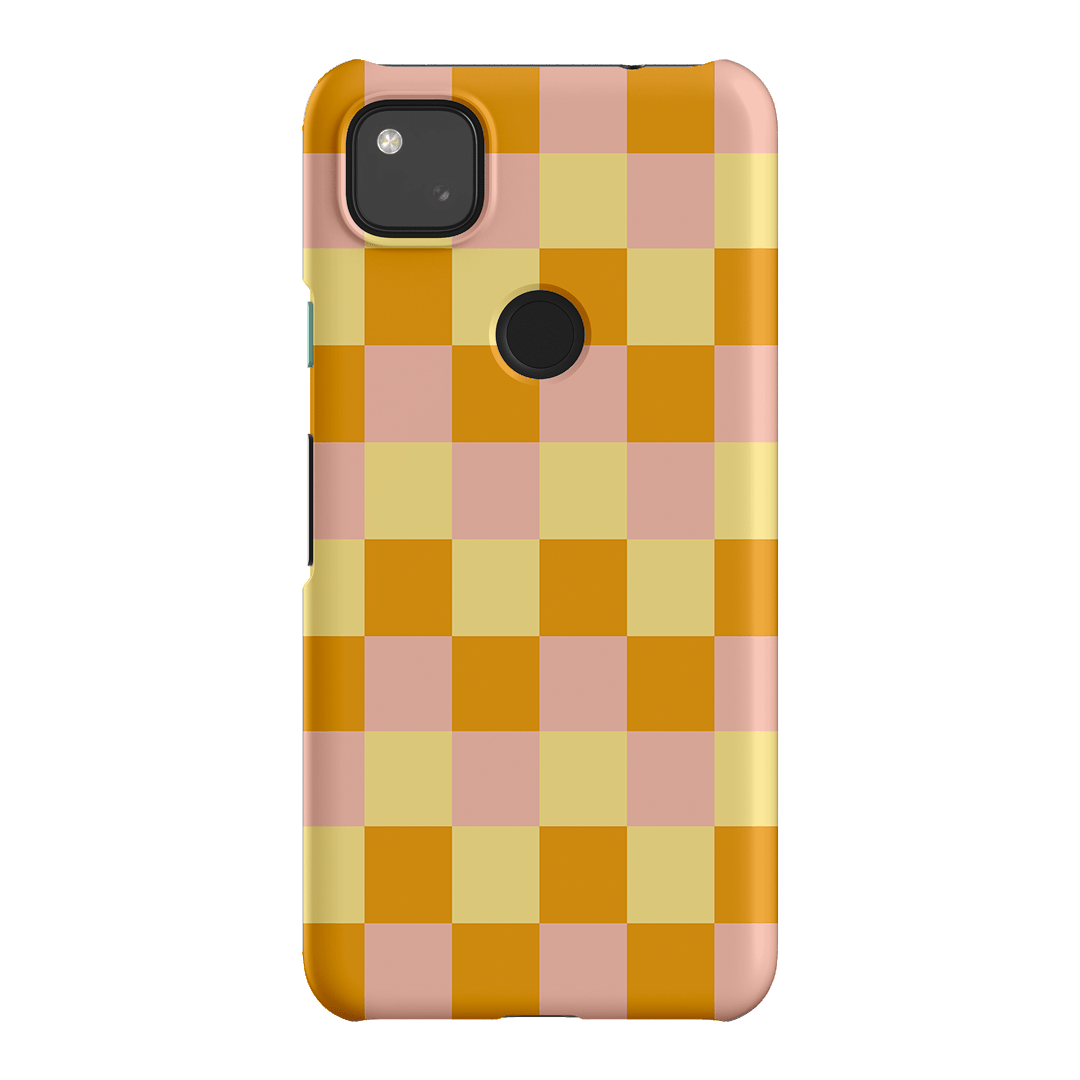 Checks in Fall Matte Case Matte Phone Cases Google Pixel 4A 4G / Snap by The Dairy - The Dairy