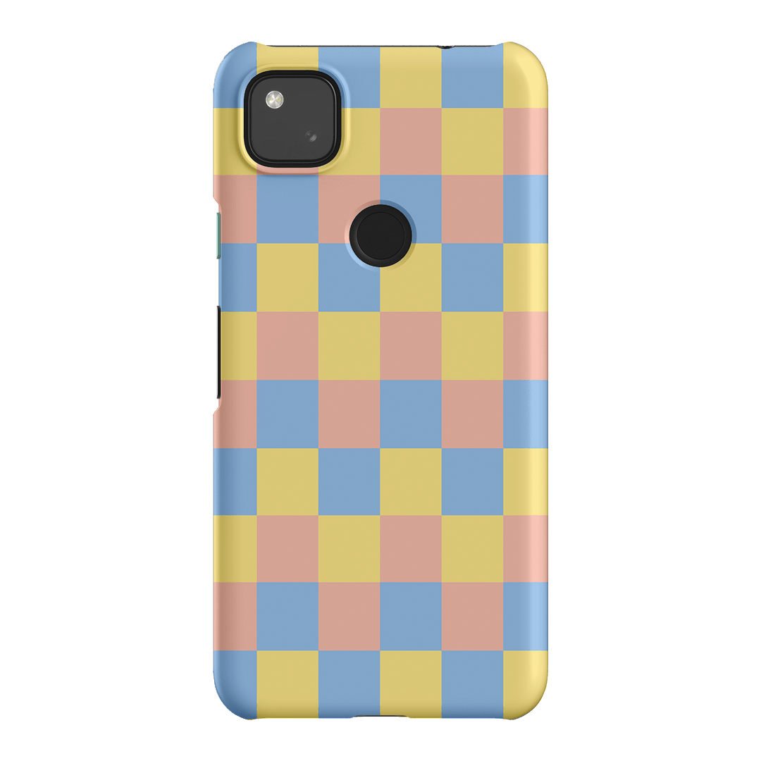 Checks in Spring Matte Case Matte Phone Cases Google Pixel 4A 4G / Snap by The Dairy - The Dairy
