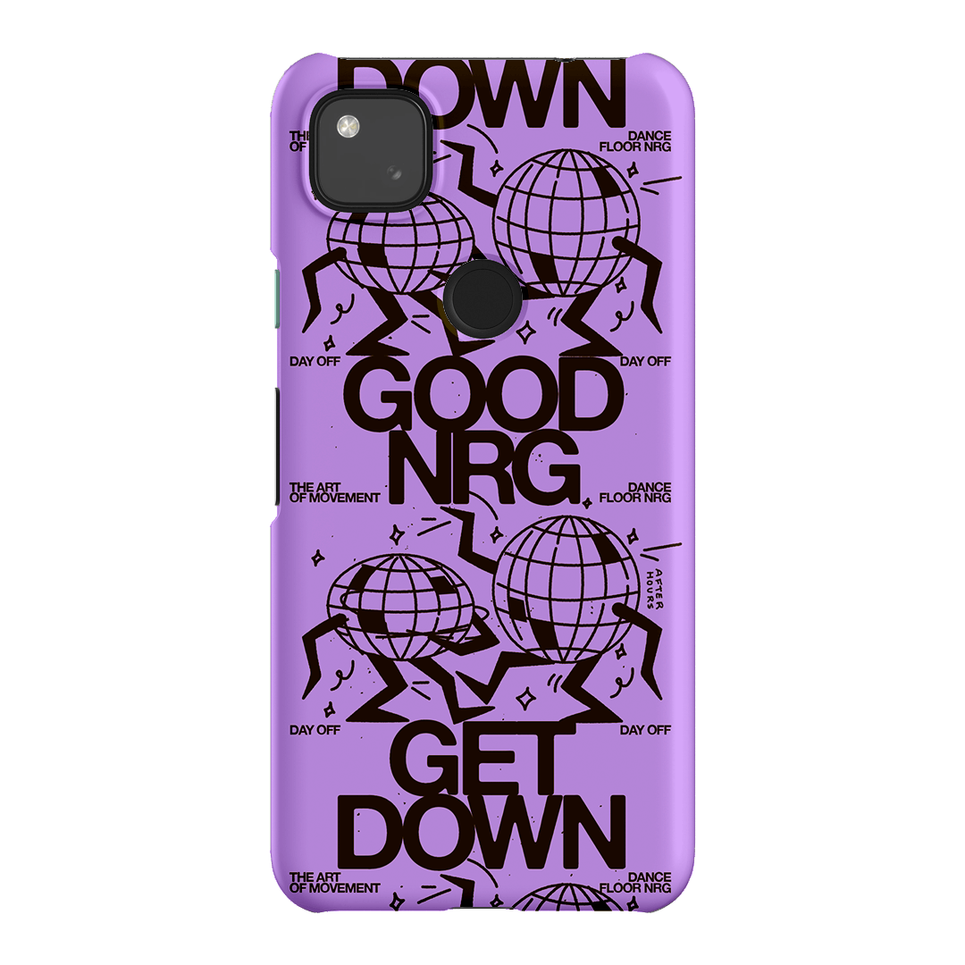 Good Energy in Purple Printed Phone Cases Google Pixel 4A 4G / Snap by After Hours - The Dairy
