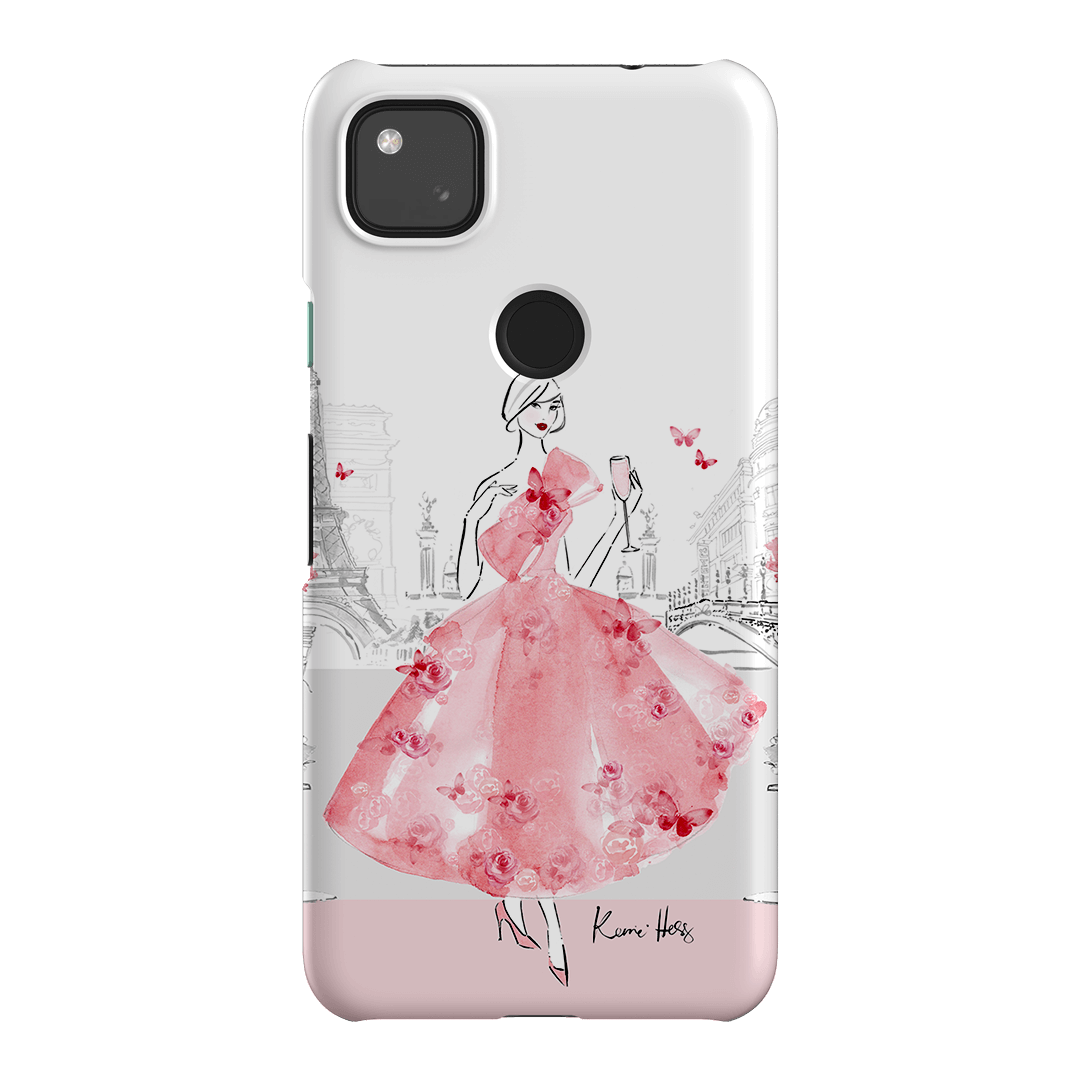 Rose Paris Printed Phone Cases Google Pixel 4A 4G / Snap by Kerrie Hess - The Dairy