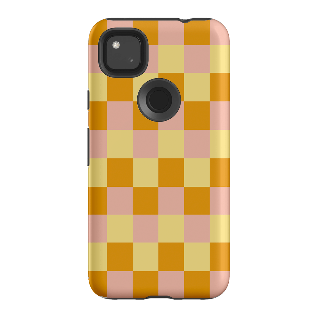 Checks in Fall Matte Case Matte Phone Cases Google Pixel 4A 4G / Armoured by The Dairy - The Dairy