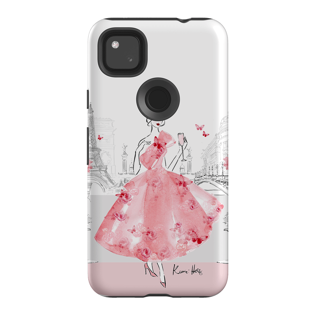 Rose Paris Printed Phone Cases Google Pixel 4A 4G / Armoured by Kerrie Hess - The Dairy