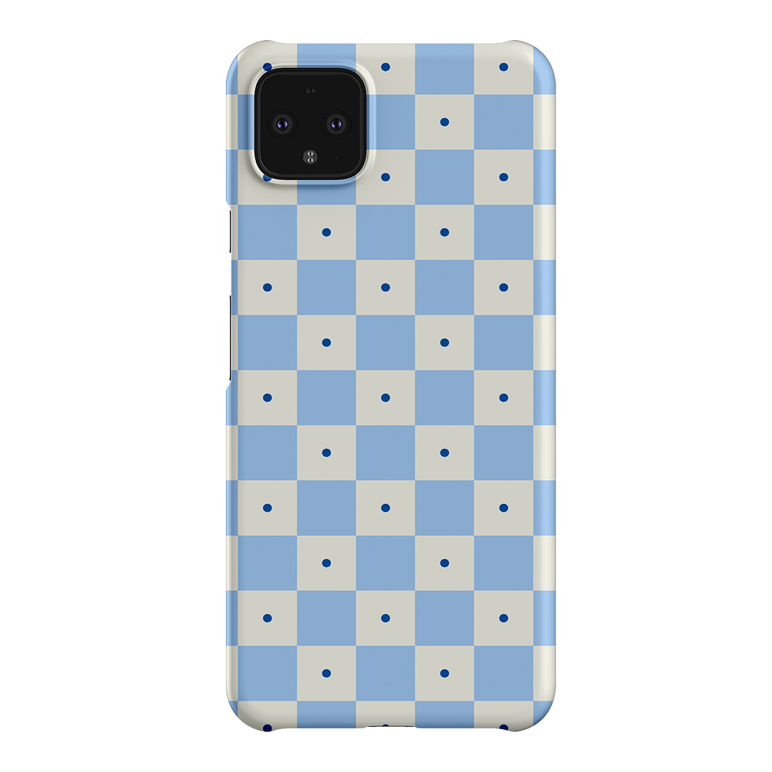 Checkers Blue Matte Case Matte Phone Cases Google Pixel 4XL / Snap by The Dairy - The Dairy