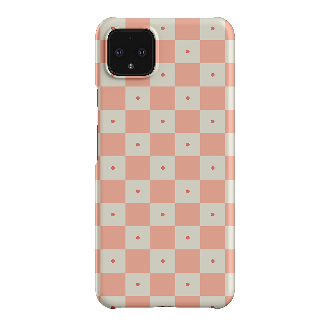 Checkers Blush Matte Case Matte Phone Cases Google Pixel 4XL / Snap by The Dairy - The Dairy