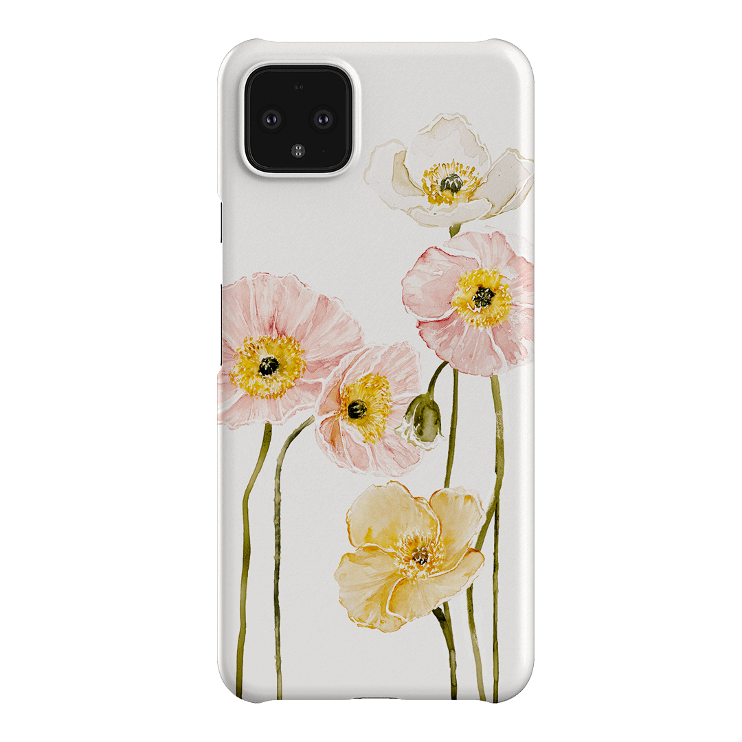 Poppies Printed Phone Cases Google Pixel 4XL / Snap by Brigitte May - The Dairy