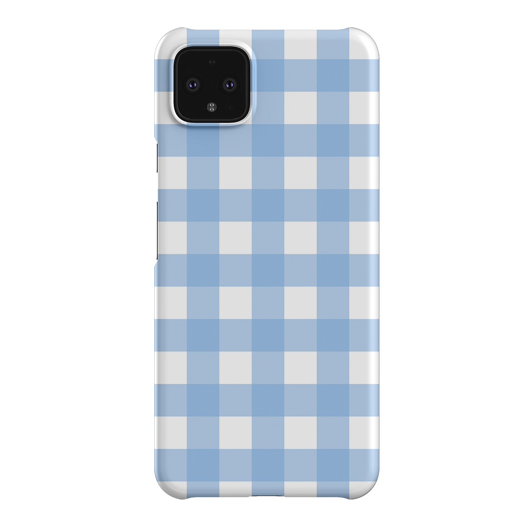 Gingham in Sky Matte Case Matte Phone Cases Google Pixel 4XL / Snap by The Dairy - The Dairy