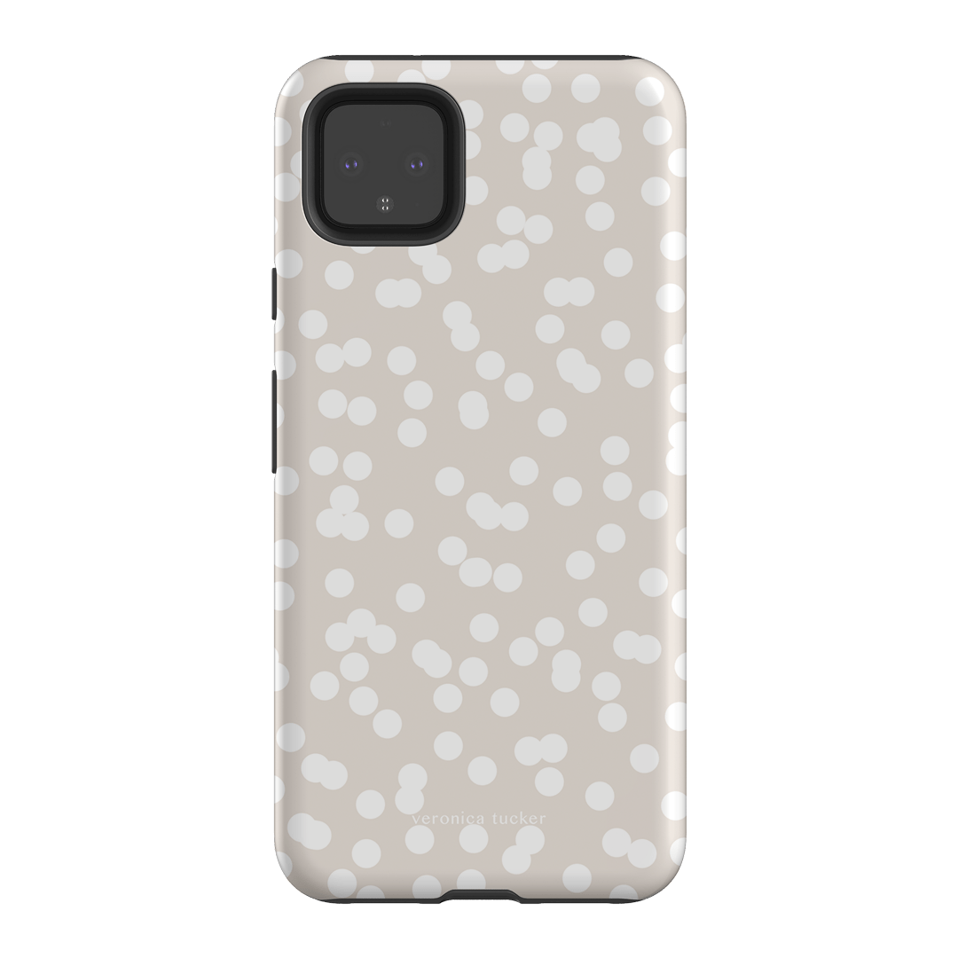 Mini Confetti White Printed Phone Cases Google Pixel 4XL / Armoured by Veronica Tucker - The Dairy