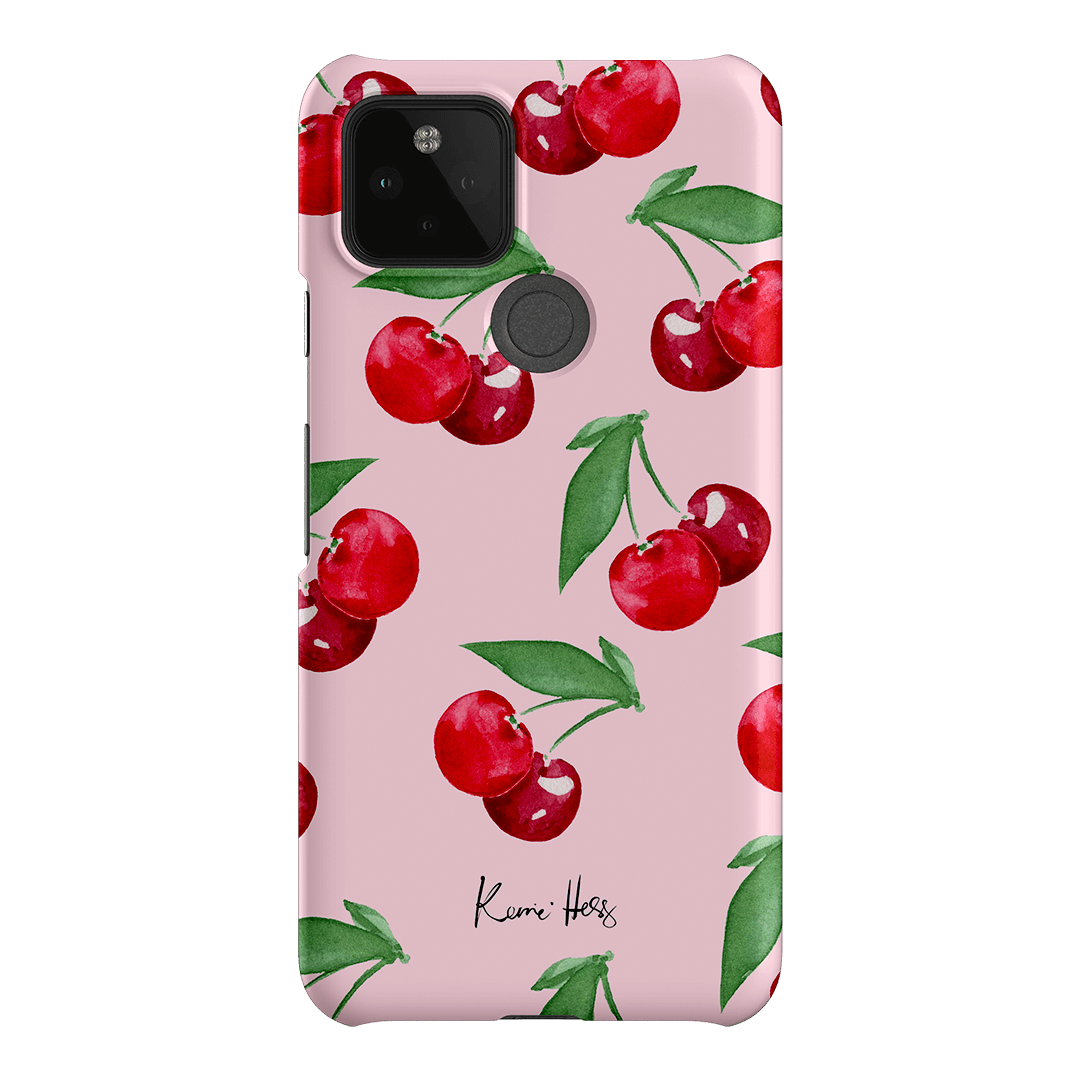 Cherry Rose Printed Phone Cases Google Pixel 5 / Snap by Kerrie Hess - The Dairy