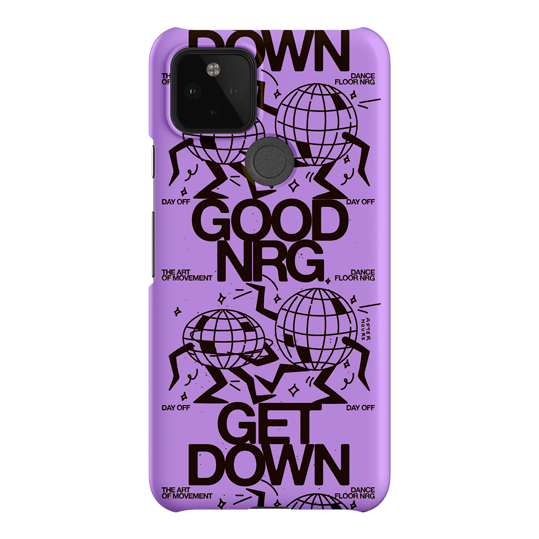 Good Energy in Purple Printed Phone Cases Google Pixel 5 / Snap by After Hours - The Dairy