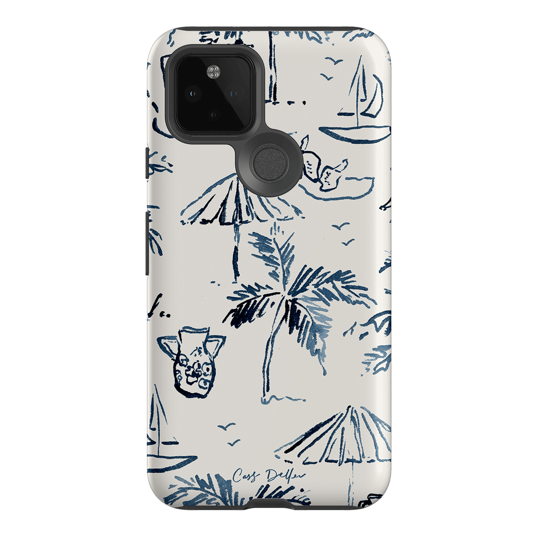 Balmy Blue Printed Phone Cases Google Pixel 5 / Armoured by Cass Deller - The Dairy