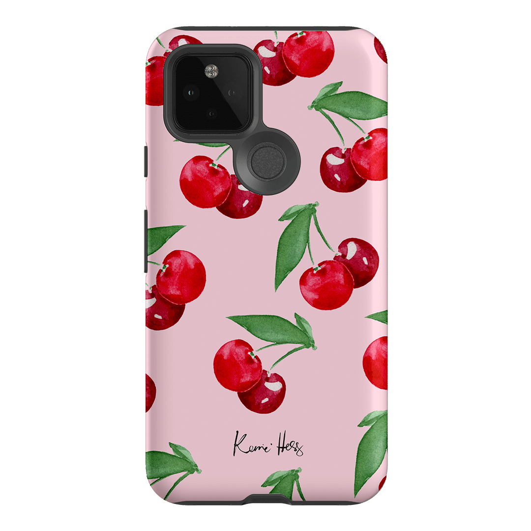 Cherry Rose Printed Phone Cases Google Pixel 5 / Armoured by Kerrie Hess - The Dairy