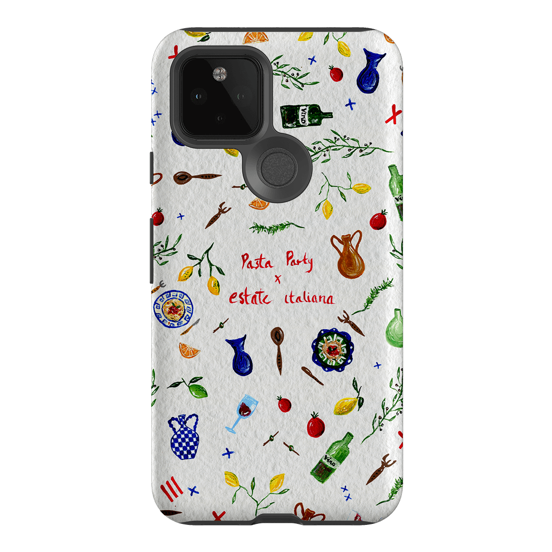 Pasta Party Printed Phone Cases Google Pixel 5 / Armoured by BG. Studio - The Dairy
