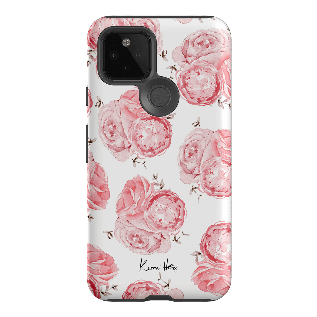 Peony Rose Printed Phone Cases Google Pixel 5 / Armoured by Kerrie Hess - The Dairy