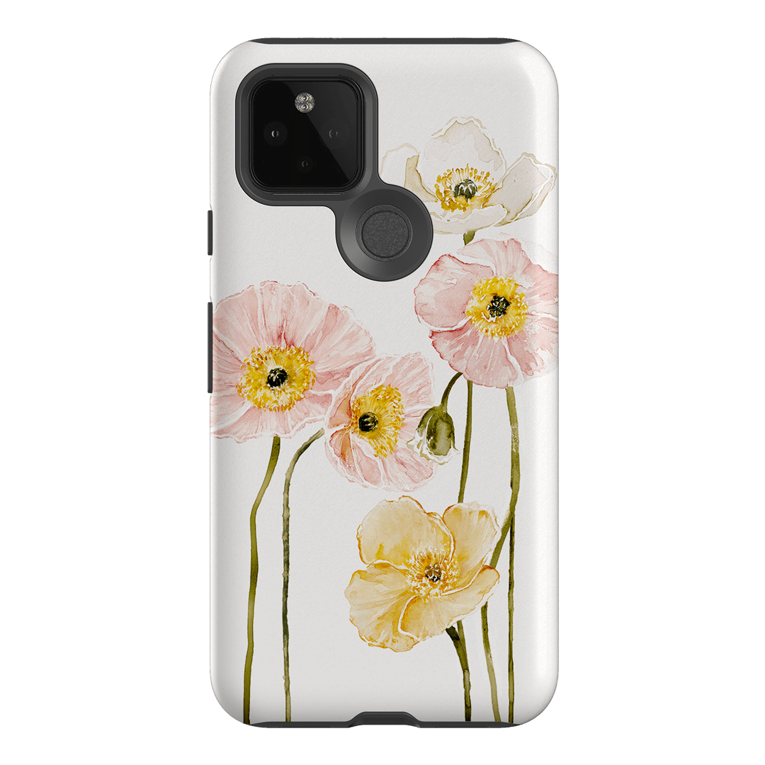 Poppies Printed Phone Cases Google Pixel 5 / Armoured by Brigitte May - The Dairy