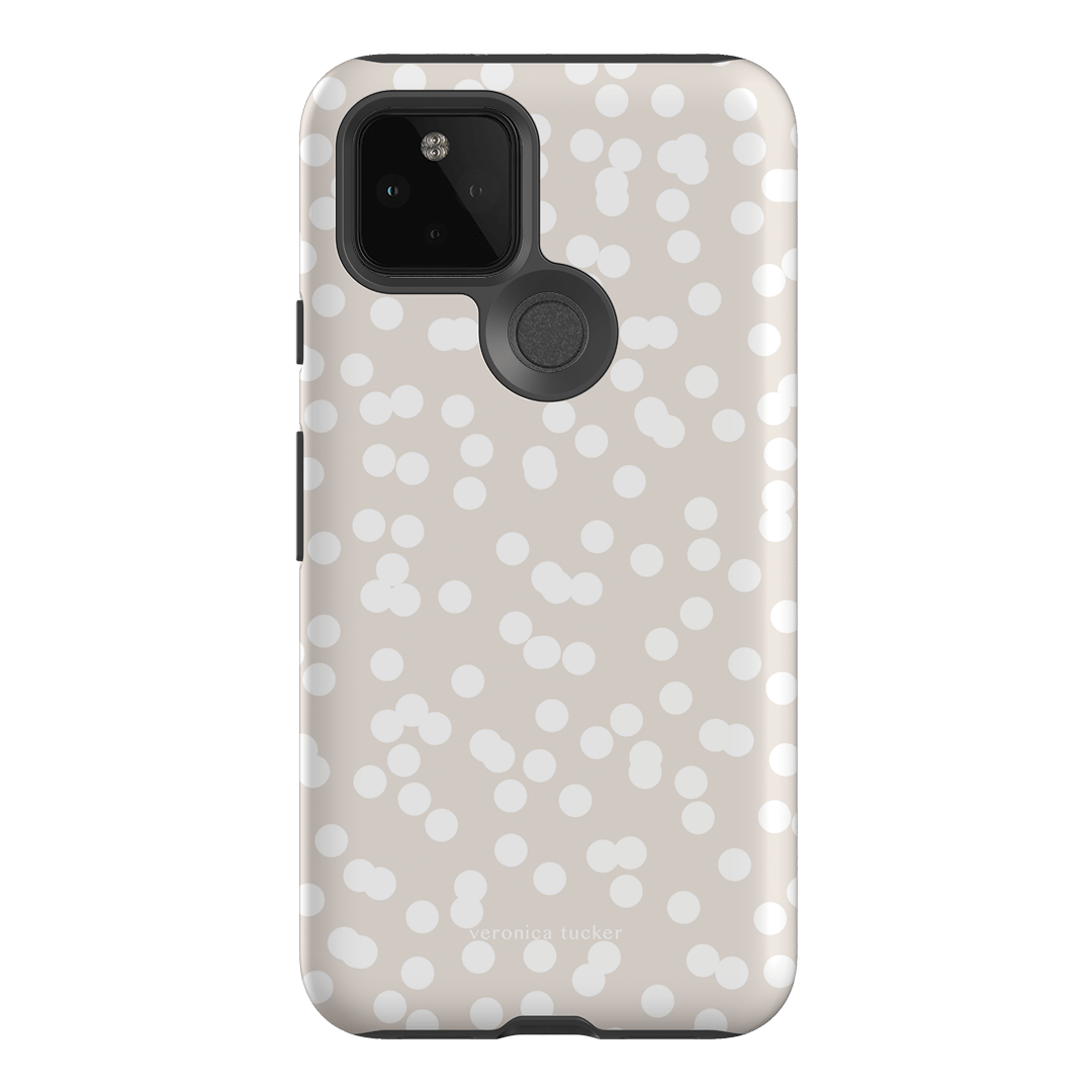 Mini Confetti White Printed Phone Cases Google Pixel 5 / Armoured by Veronica Tucker - The Dairy