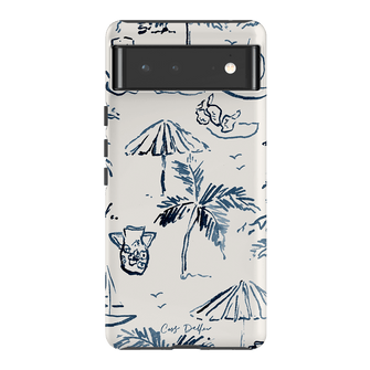 Balmy Blue Printed Phone Cases Google Pixel 6 / Armoured by Cass Deller - The Dairy