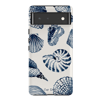 Blue Shells Printed Phone Cases Google Pixel 6 / Armoured by Cass Deller - The Dairy