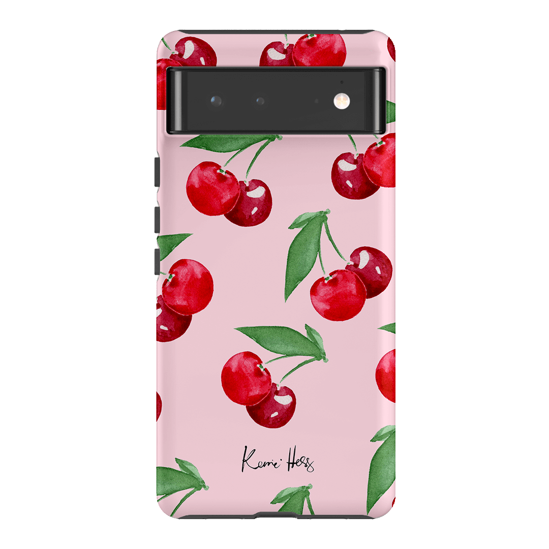 Cherry Rose Printed Phone Cases Google Pixel 6 / Armoured by Kerrie Hess - The Dairy