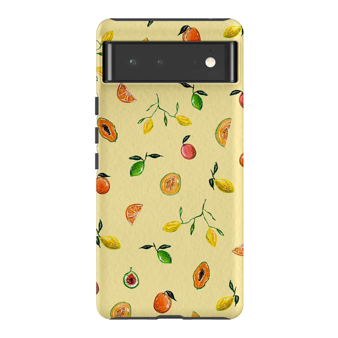 Golden Fruit Printed Phone Cases Google Pixel 6 / Armoured by BG. Studio - The Dairy
