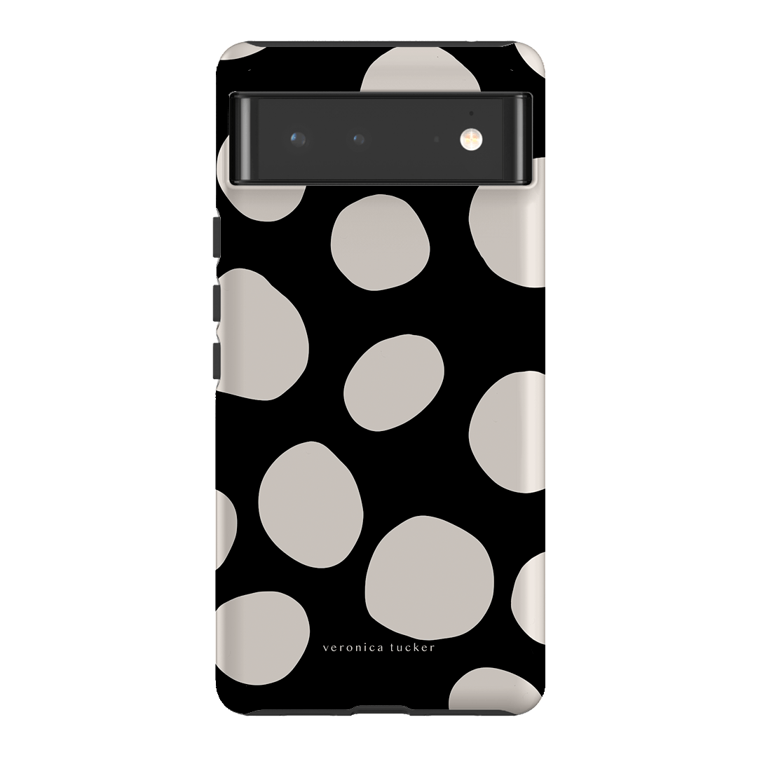 Pebbles Noir Printed Phone Cases Google Pixel 6 / Armoured by Veronica Tucker - The Dairy