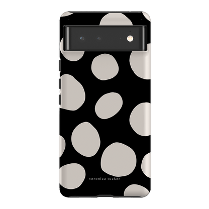 Pebbles Noir Printed Phone Cases Google Pixel 6 / Armoured by Veronica Tucker - The Dairy