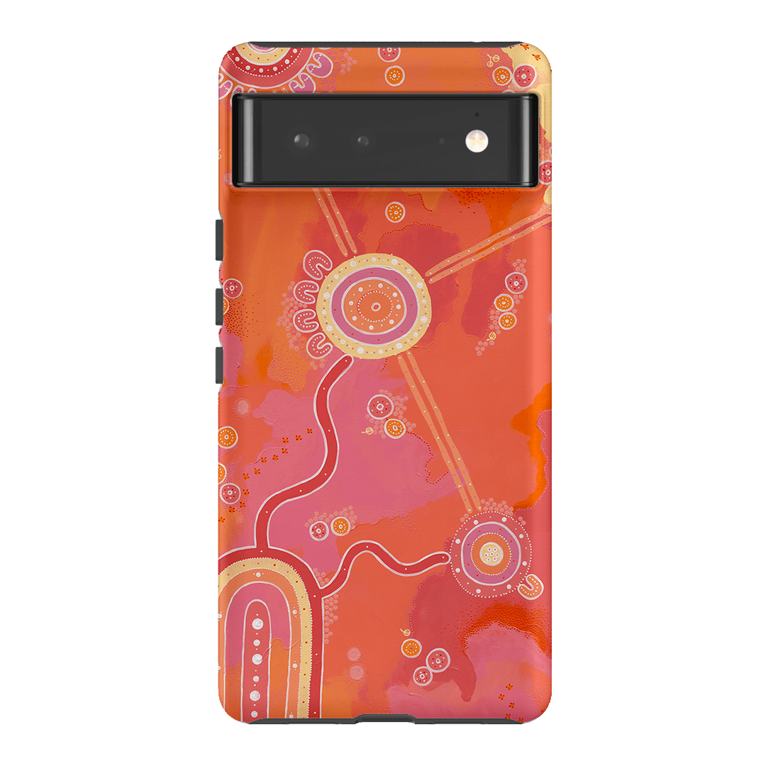 Across The Land Printed Phone Cases Google Pixel 6 / Armoured by Nardurna - The Dairy