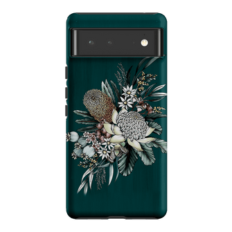 Teal Native Printed Phone Cases Google Pixel 6 / Armoured by Typoflora - The Dairy