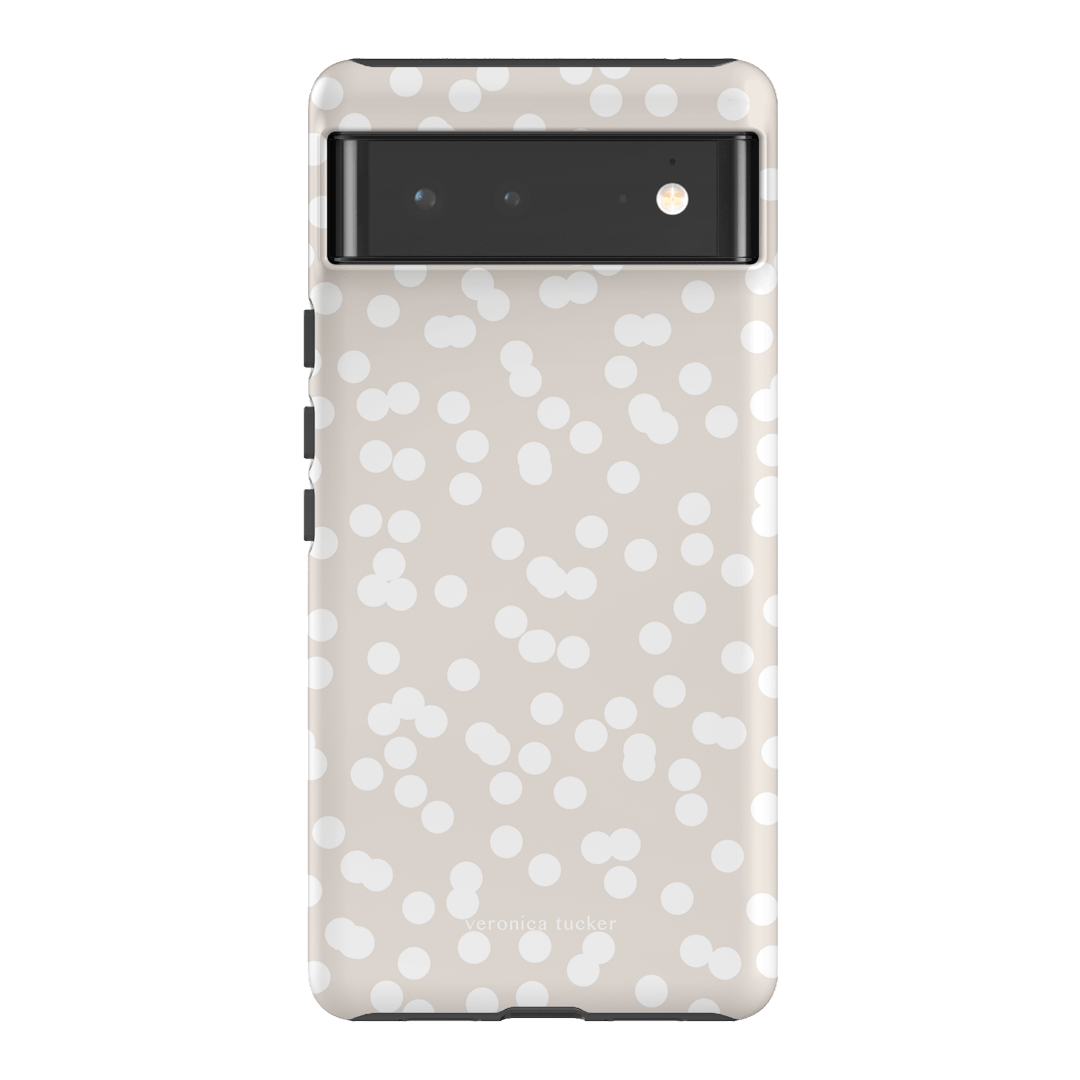 Mini Confetti White Printed Phone Cases Google Pixel 6 / Armoured by Veronica Tucker - The Dairy