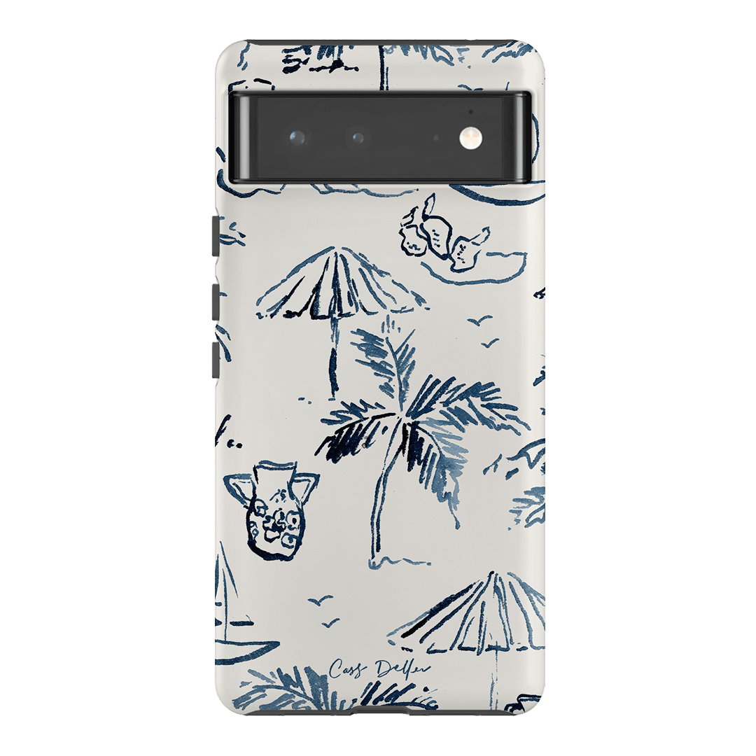 Balmy Blue Printed Phone Cases Google Pixel 6 Pro / Armoured by Cass Deller - The Dairy