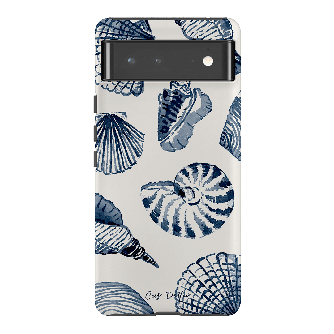 Blue Shells Printed Phone Cases Google Pixel 6 Pro / Armoured by Cass Deller - The Dairy