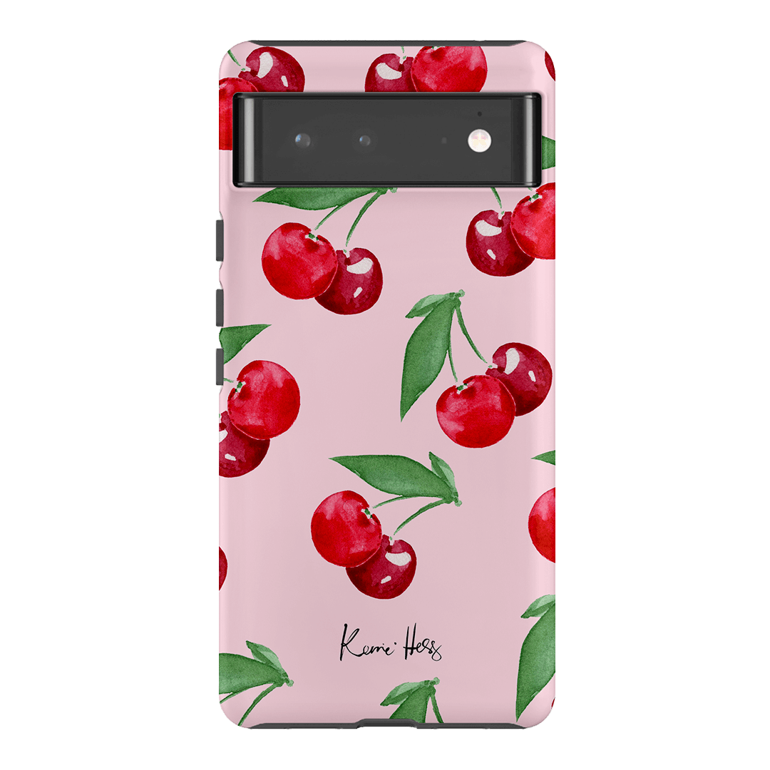 Cherry Rose Printed Phone Cases Google Pixel 6 Pro / Armoured by Kerrie Hess - The Dairy