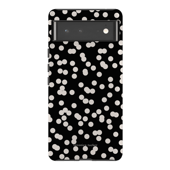 Mini Confetti Noir Printed Phone Cases Google Pixel 6 Pro / Armoured by Veronica Tucker - The Dairy