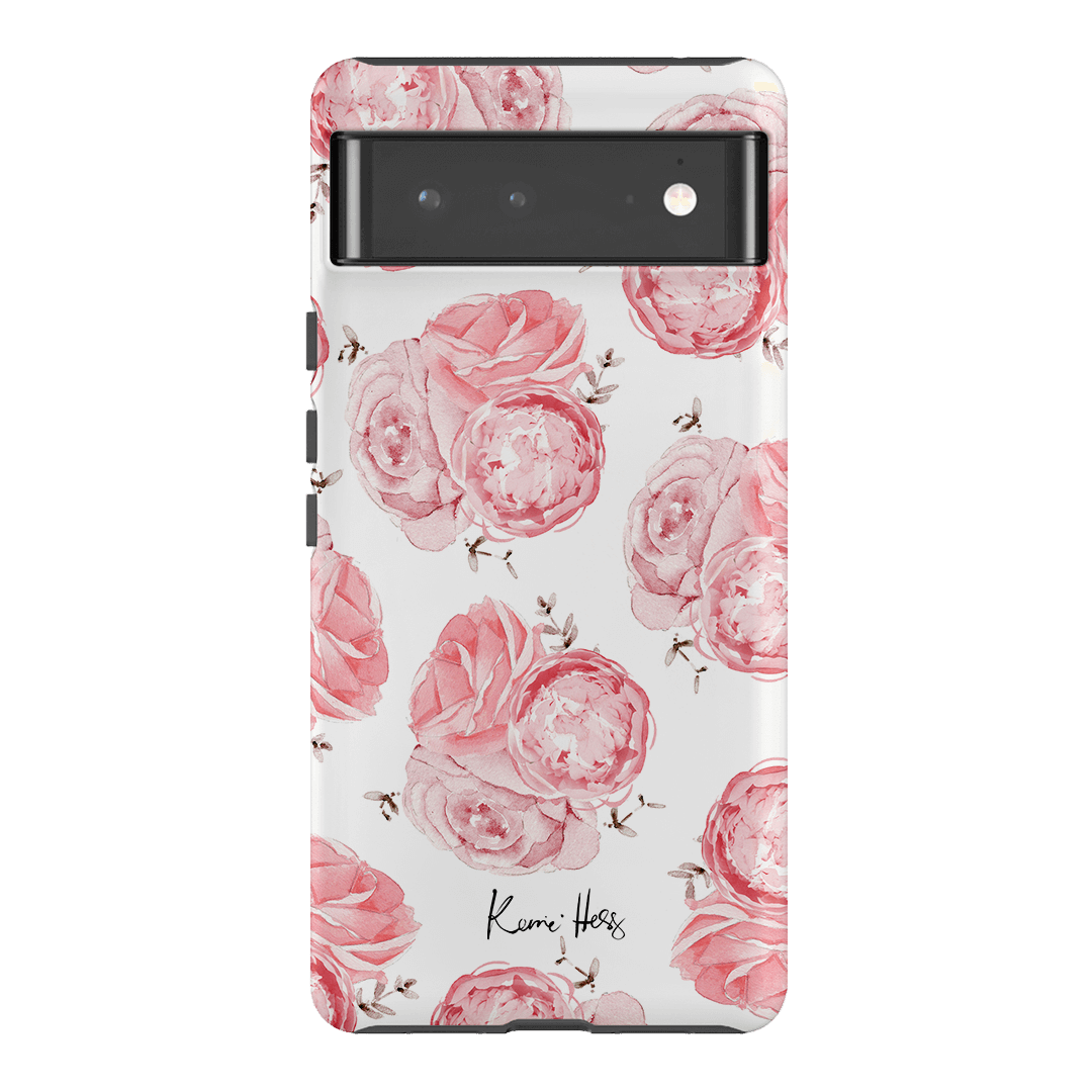 Peony Rose Printed Phone Cases Google Pixel 6 Pro / Armoured by Kerrie Hess - The Dairy