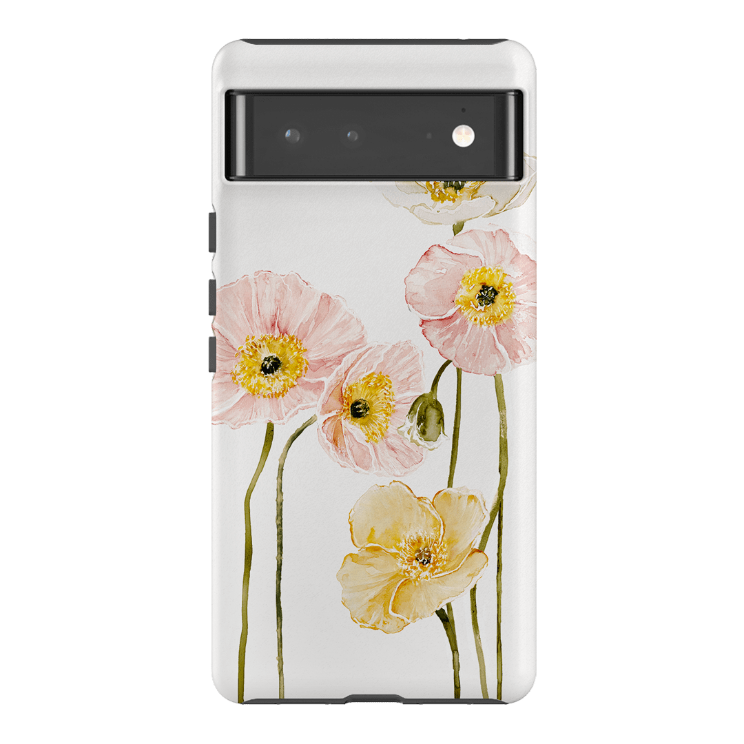 Poppies Printed Phone Cases Google Pixel 6 Pro / Armoured by Brigitte May - The Dairy