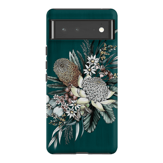Teal Native Printed Phone Cases Google Pixel 6 Pro / Armoured by Typoflora - The Dairy