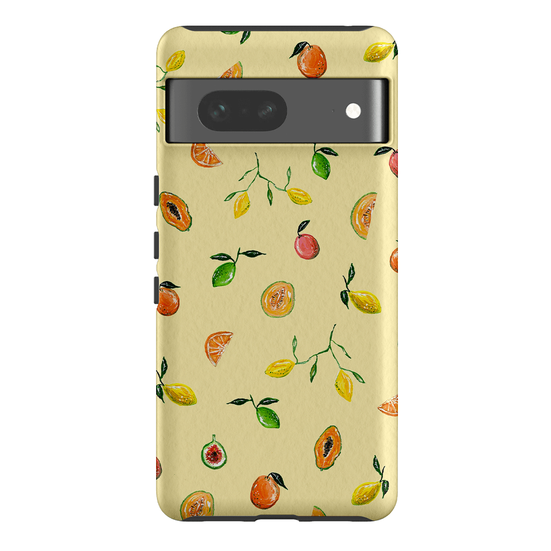 Golden Fruit Printed Phone Cases Google Pixel 7 / Armoured by BG. Studio - The Dairy
