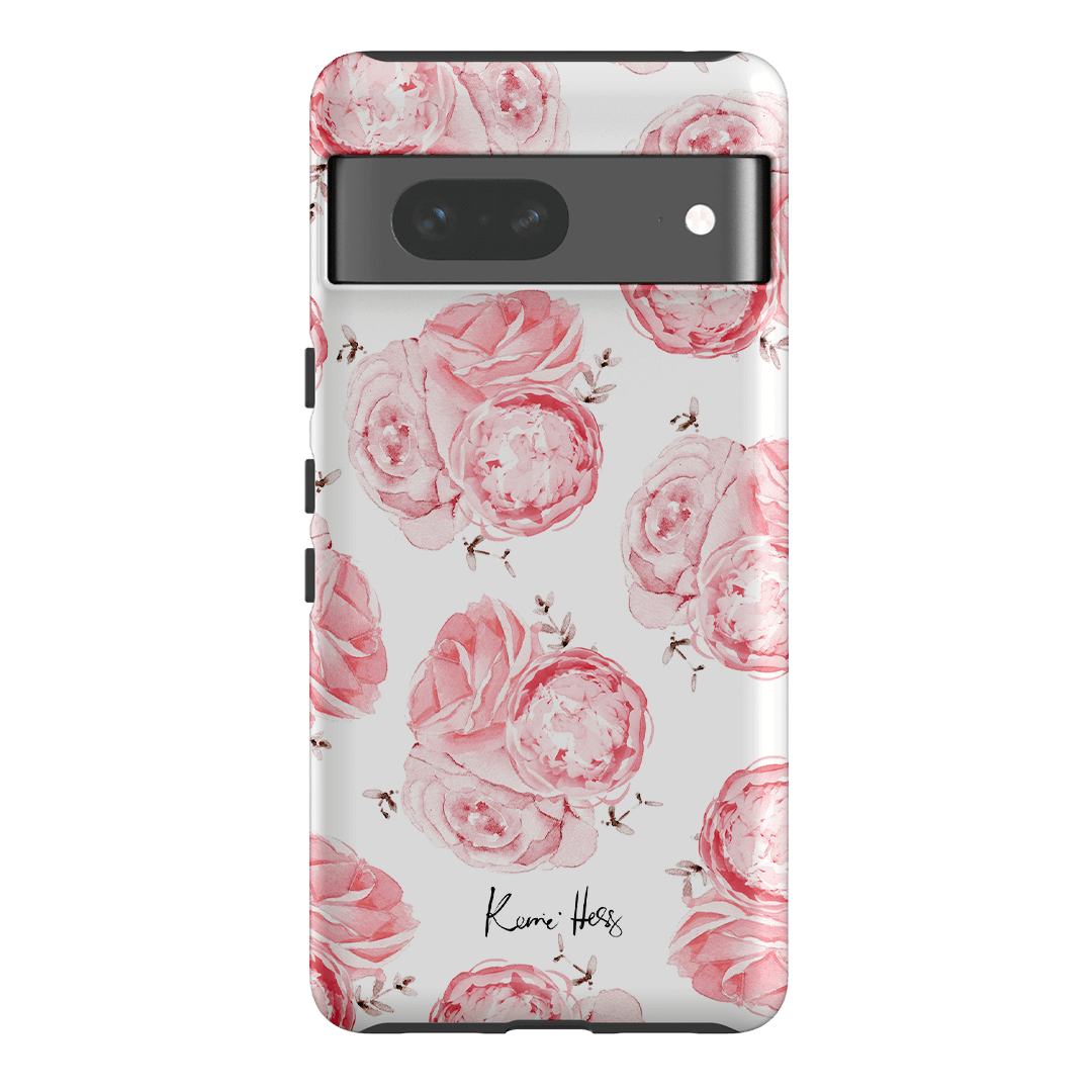 Peony Rose Printed Phone Cases Google Pixel 7 / Armoured by Kerrie Hess - The Dairy