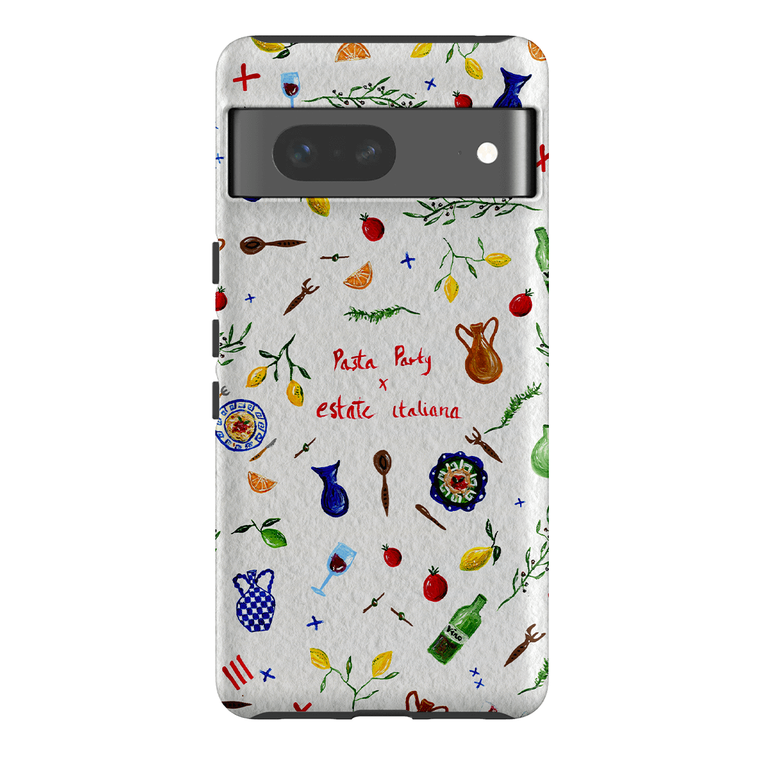 Pasta Party Printed Phone Cases Google Pixel 7 / Armoured by BG. Studio - The Dairy