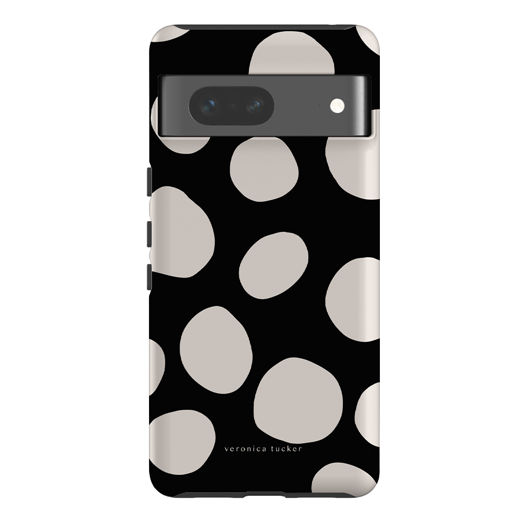 Pebbles Noir Printed Phone Cases Google Pixel 7 / Armoured by Veronica Tucker - The Dairy