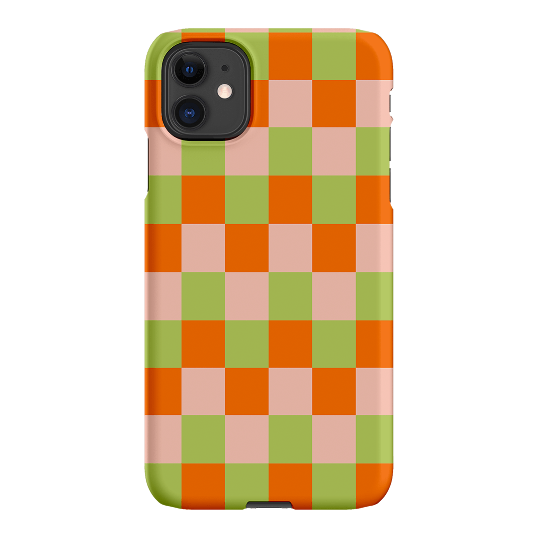 Checks in Summer Matte Case Matte Phone Cases iPhone 11 / Snap by The Dairy - The Dairy