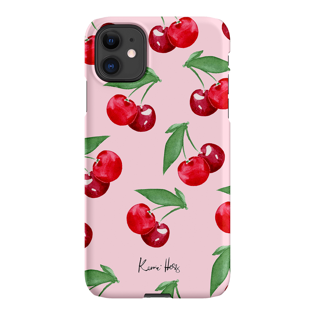 Cherry Rose Printed Phone Cases iPhone 11 / Snap by Kerrie Hess - The Dairy
