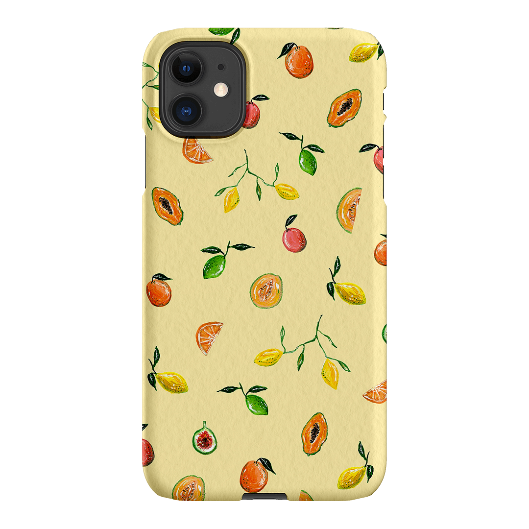 Golden Fruit Printed Phone Cases iPhone 11 / Snap by BG. Studio - The Dairy