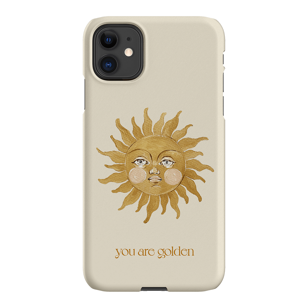 You Are Golden Printed Phone Cases iPhone 11 / Snap by Brigitte May - The Dairy