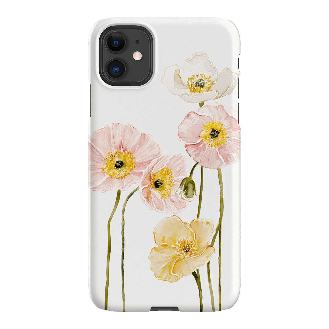 Poppies Printed Phone Cases iPhone 11 / Snap by Brigitte May - The Dairy