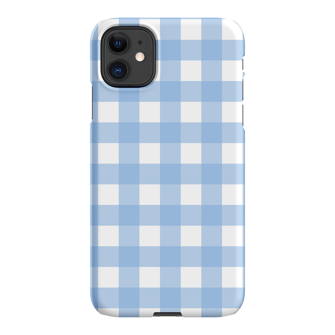Gingham in Sky Matte Case Matte Phone Cases iPhone 11 / Snap by The Dairy - The Dairy