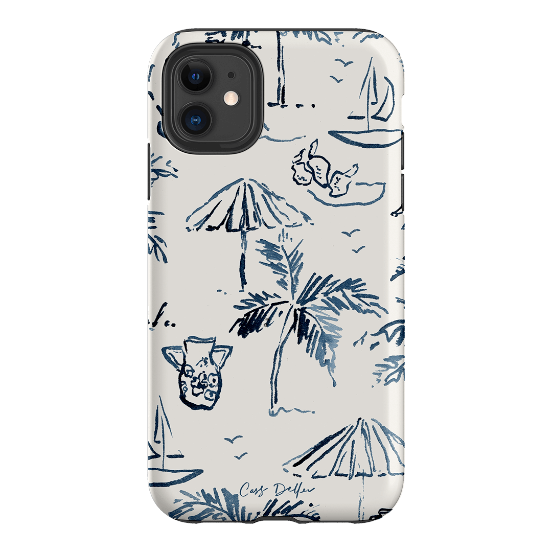 Balmy Blue Printed Phone Cases iPhone 11 / Armoured by Cass Deller - The Dairy
