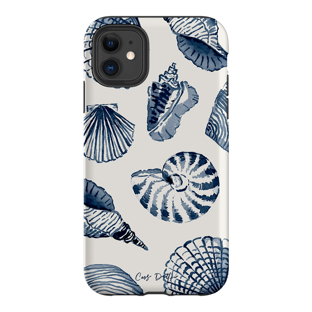 Blue Shells Printed Phone Cases iPhone 11 / Armoured by Cass Deller - The Dairy