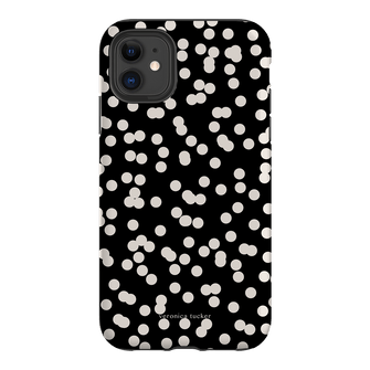 Mini Confetti Noir Printed Phone Cases iPhone 11 / Armoured by Veronica Tucker - The Dairy